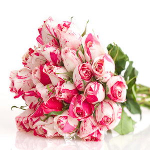 Red & White Crown Bouquet- Fresh Roses – rosesfulloflove