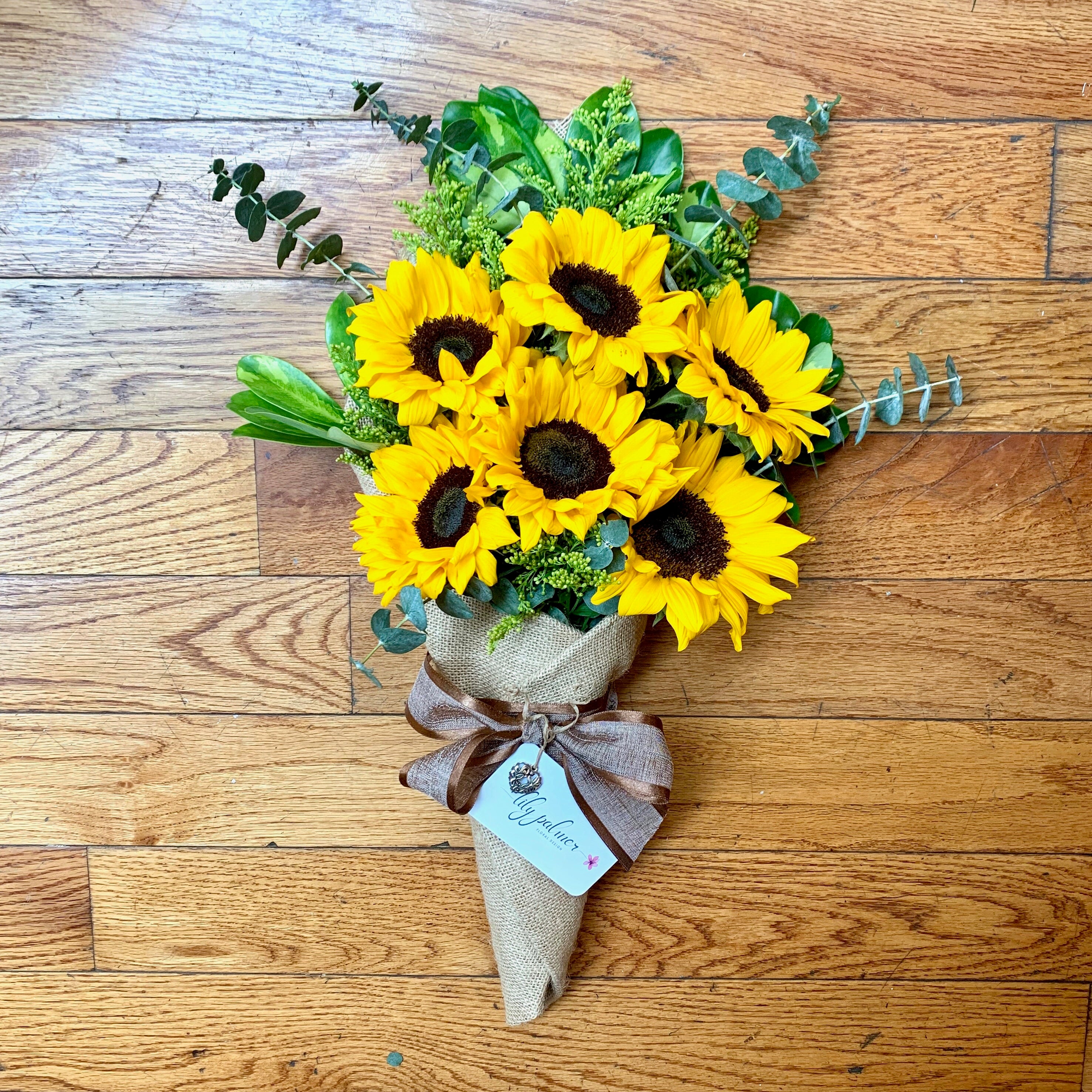 Sun Flower Wrapping Bouquet (BQ6) in Oakland, CA