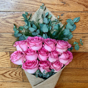 The Lily Wrap - Pink Roses